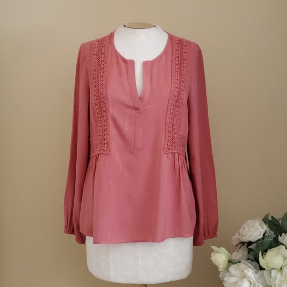 DR2 Villa Nordstom Long Sleeve Blouse NWT